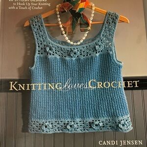 Knitting Loves Crochet: Elevate Your Knitting with Chic Crochet Accents Book